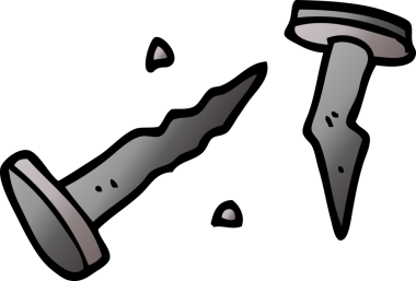 Bir insan tarafından çizilmiş karalama tırnakları.