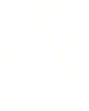 Bir insan tarafından çizilen meyve tebeşiri.