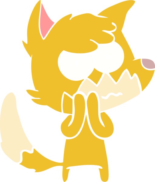 Bir insan tarafından çizilmiş düz renkli çizgi film.