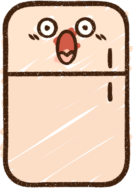 Bir insan tarafından çizilen Buzdolabı Tebeşiri