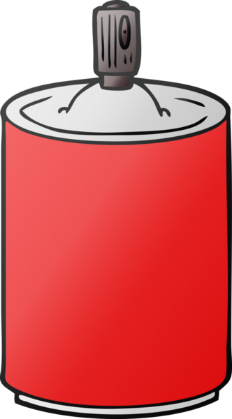 Bir insan tarafından çizilmiş karikatür spreyi.