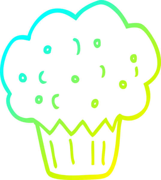 Bir insan tarafından çizilmiş soğuk gradyan çizgisi.