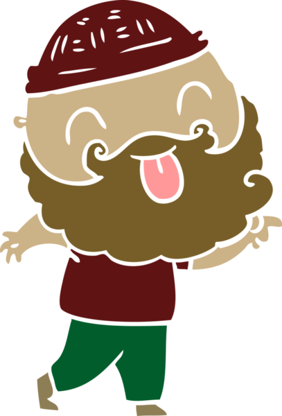 Bir insan tarafından çizilmiş sakallı bir adam.