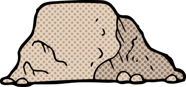 bir insan tarafından çizilmiş karikatür taşı