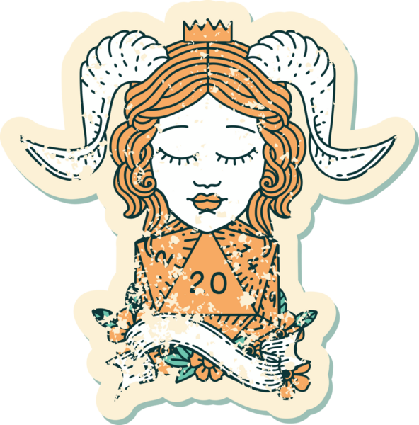 Retro Dövme Biçimi Bir insan tarafından çizilmiş doğal yirmi zar atışıyla düzenleme