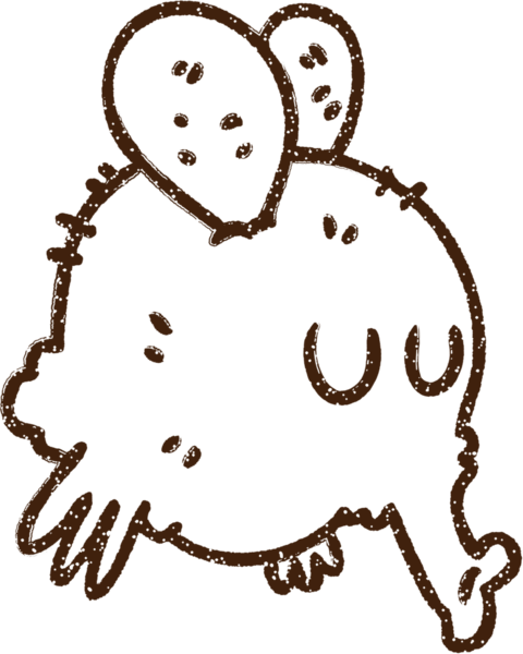 Bir insan tarafından çizilen İğrenç Sinek Kömürü