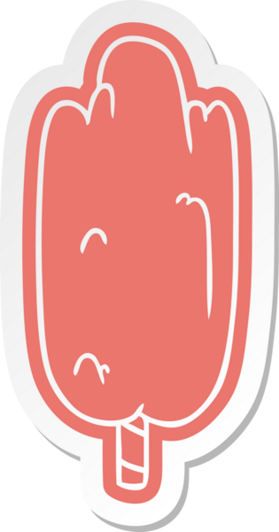 Bir insan tarafından çizilmiş tek bir yeşil ağaç.