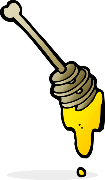 bir insan tarafından çizilmiş ballı çizgi film