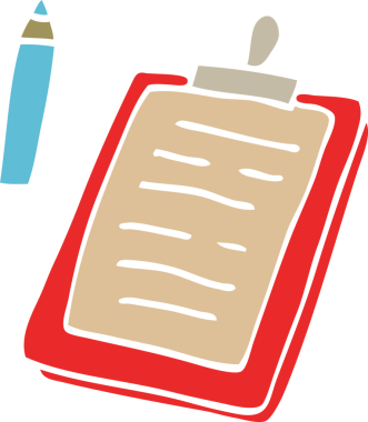 Bir insan tarafından çizilmiş karalama panosu.