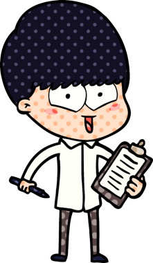 Bir insan tarafından çizilmiş mutlu çocuk çizgi filmi.