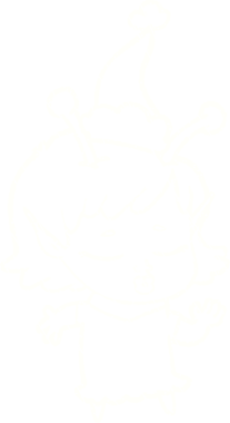 Bir insan tarafından çizilen Mutlu Uzaylı Tebeşiri