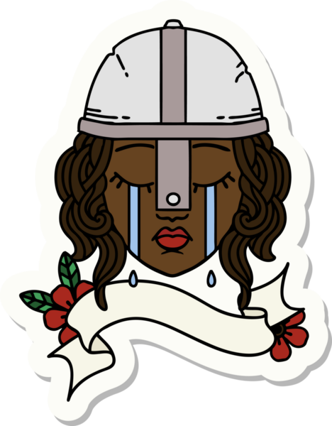 Bir insan tarafından çizilmiş insan dövüşçüsünün çıkartması.