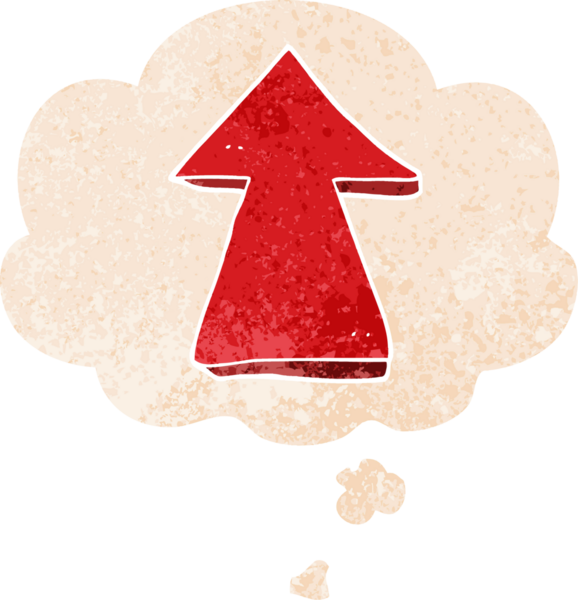 Bir insan tarafından çizilmiş grunge ile düşünce baloncuğu ile çizilmiş çizgi film sıkıntılı retro desen