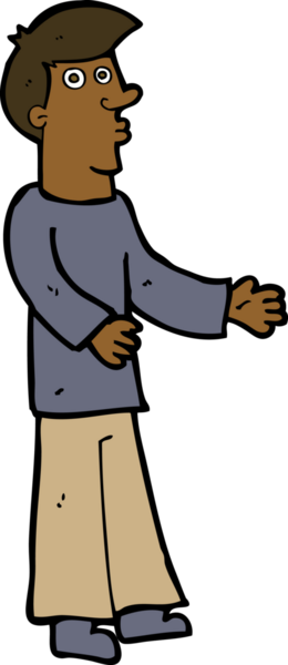 Bir insan tarafından çizilmiş garip bir adam.