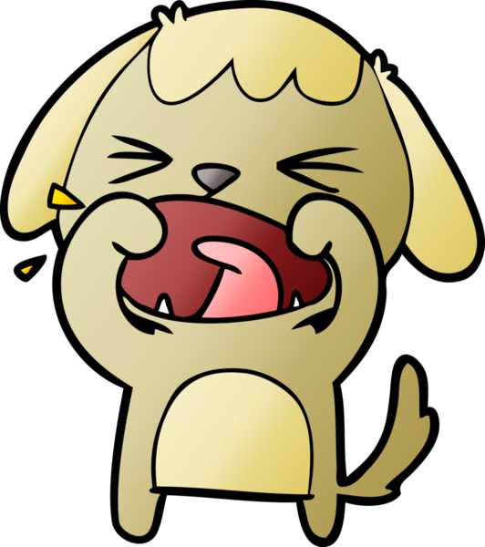 Bir insan tarafından çizilmiş şirin bir köpek havlaması.