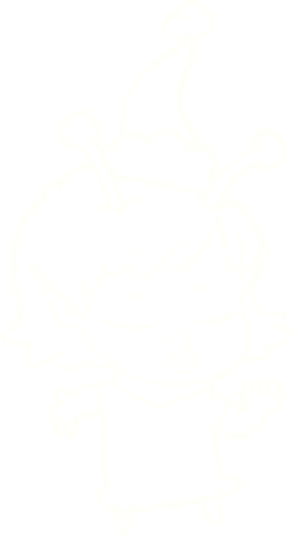 Bir insan tarafından çizilen Mutlu Uzaylı Tebeşiri