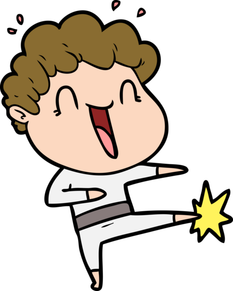 Bir insan tarafından çizilmiş mutlu bir adam.