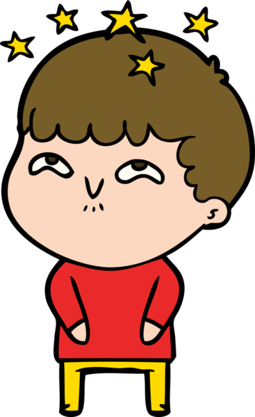 çizgi film bir insan tarafından çizilmiş hayret verici çocuk.