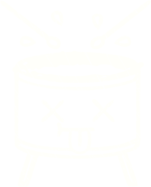 Bir insan tarafından çizilen Davul Vuruşu Tebeşiri