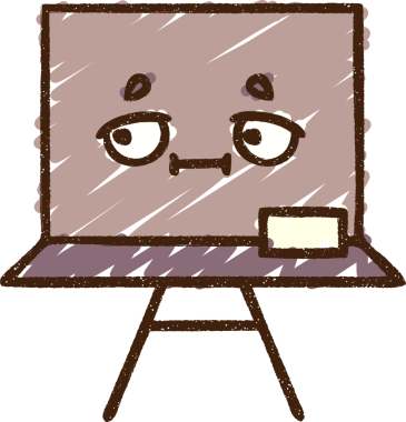 Bir insan tarafından çizilen Okul Tahtası Tebeşiri