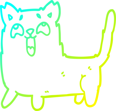 Bir insan tarafından çizilmiş komik bir çizgi film çizimi.