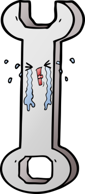 Bir insan tarafından çizilmiş çizgi film anahtarı.