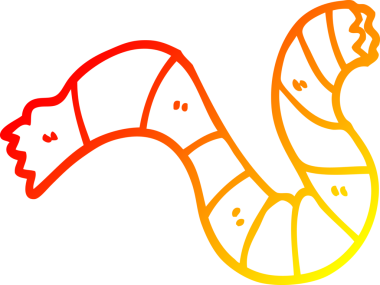 Bir insan tarafından çizilmiş bir karikatür halatının sıcak eğimli çizimi