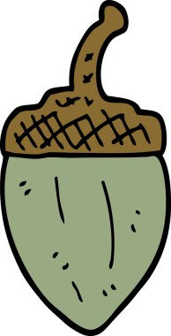 Bir insan tarafından çizilmiş karikatür palamudu.