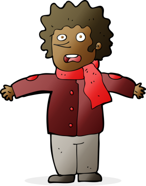 Bir insan tarafından çizilen karikatür adamı şaşırttı