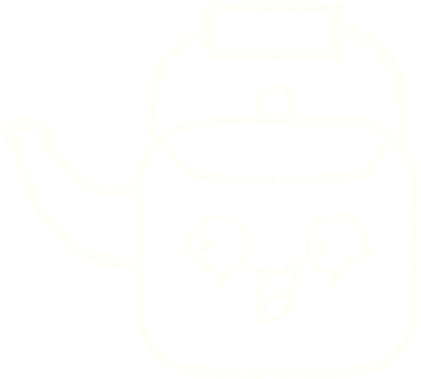 Bir insan tarafından çizilen Kettle Tebeşiri