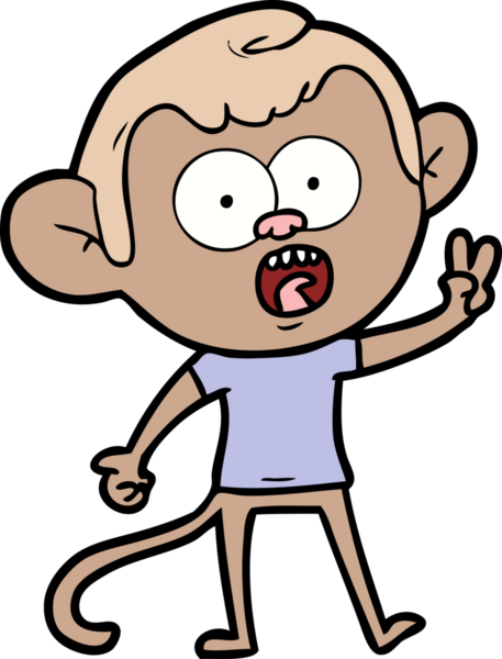 Bir insan tarafından çizilmiş bir karikatür.