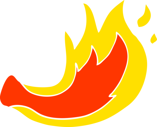 bir insan tarafından çizilmiş karalama alevi