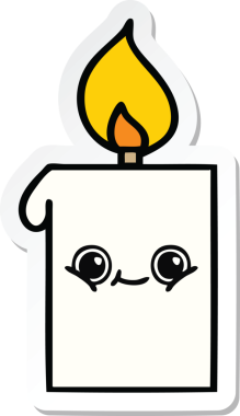 Bir insan tarafından çizilmiş şirin bir çizgi filmin çıkartması.