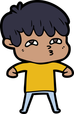 Bir insan tarafından çizilmiş garip bir adam.