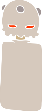 Bir insan tarafından çizilmiş karalama robotu.