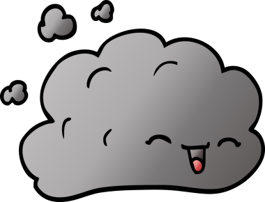 Bir insan tarafından çizilmiş karalama gri duman.