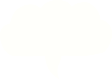 Bir insan tarafından çizilmiş karalama bulutu konuşma balonu