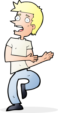 Çizgi film bir insan tarafından çizilen adamı strese sokuyor.