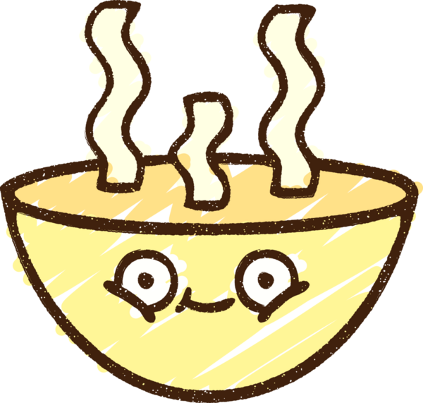 Bir insan tarafından çizilen Sıcak Çorba Tebeşiri