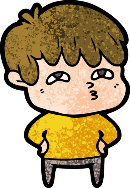 Bir insan tarafından çizilmiş garip bir adam.