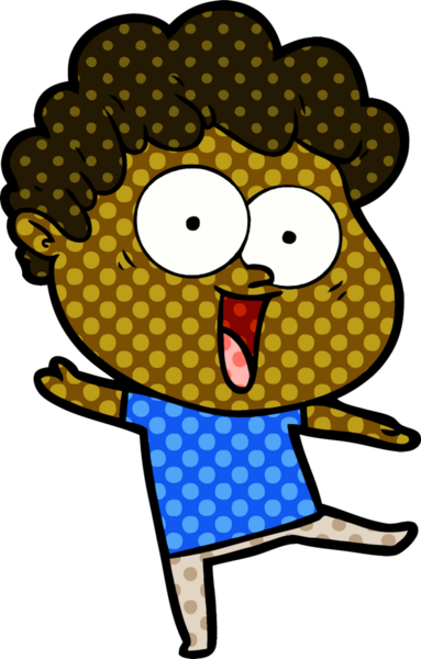 Bir insan tarafından çizilmiş mutlu bir adam.