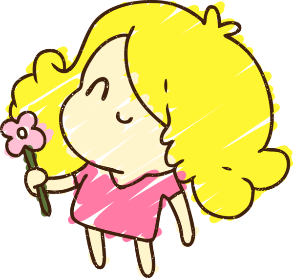 Bir insan tarafından çizilen Kadın Tebeşiri