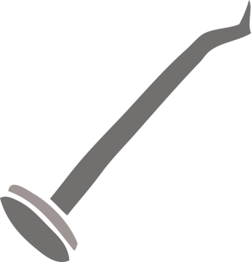 Bir insan tarafından çizilmiş karalama tırnağı.