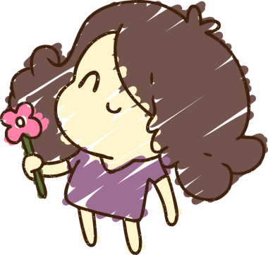 Bir insan tarafından çizilen Çiçek Kız Tebeşiri