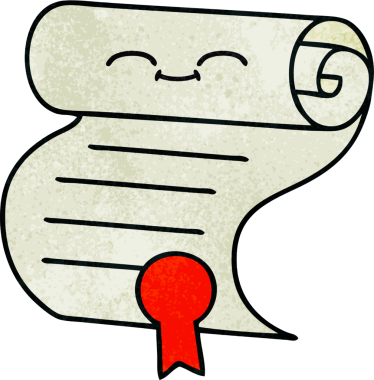 Bir insan tarafından çizilen kontratın retro grunge doku karikatürü