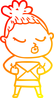 Bir insan tarafından çizilmiş, karikatür çizimi.