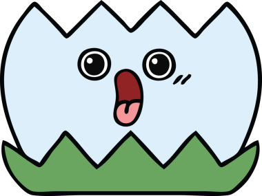 Bir insan tarafından çizilmiş tatlı bir nilüfer çiçeği karikatürü.