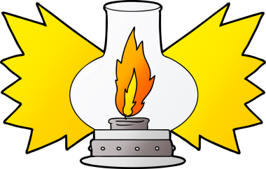 bir insan tarafından çizilmiş karikatür feneri