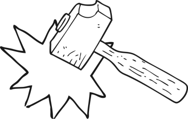 Bir insan tarafından çizilmiş siyah beyaz bir karikatür.