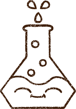 Bilim Deneyi Kömür Çizimi Bir insan tarafından çizildi